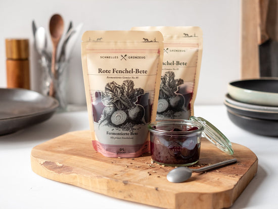 Fermentierte Rote Fenchelbete - Direkt vom Feld