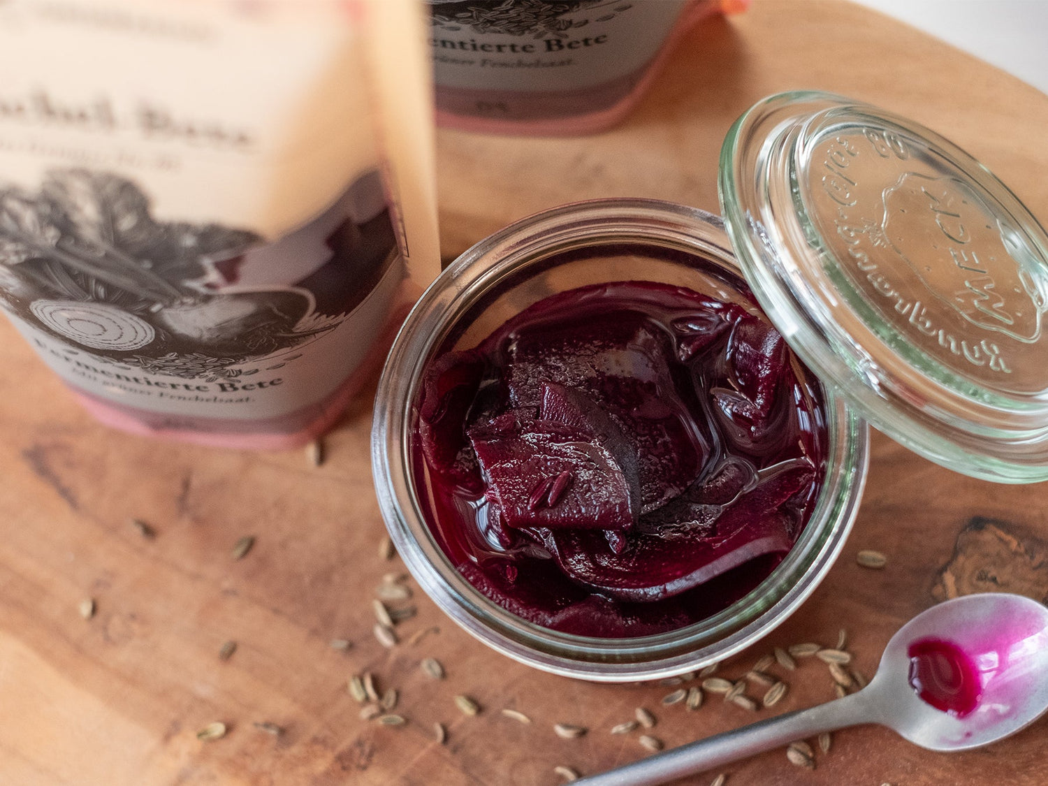 Fermentierte Rote Fenchelbete - Direkt vom Feld