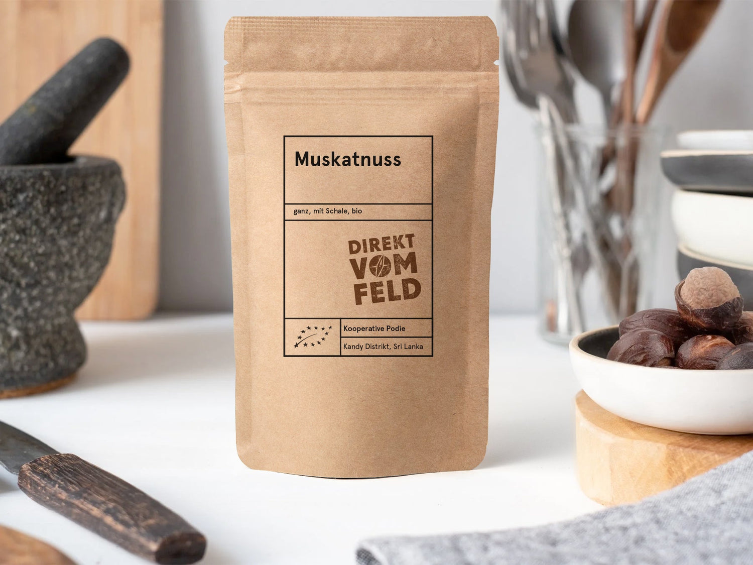 10 Muskatnüsse Nachfüllpack | Biogewürze Direkt vom Feld