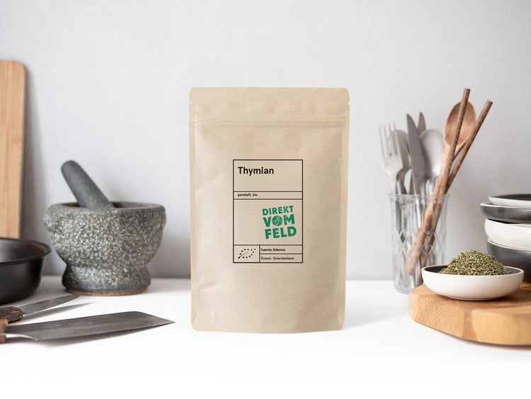 Thymian im Nachfüllpack | Biogewürze Direkt vom Feld