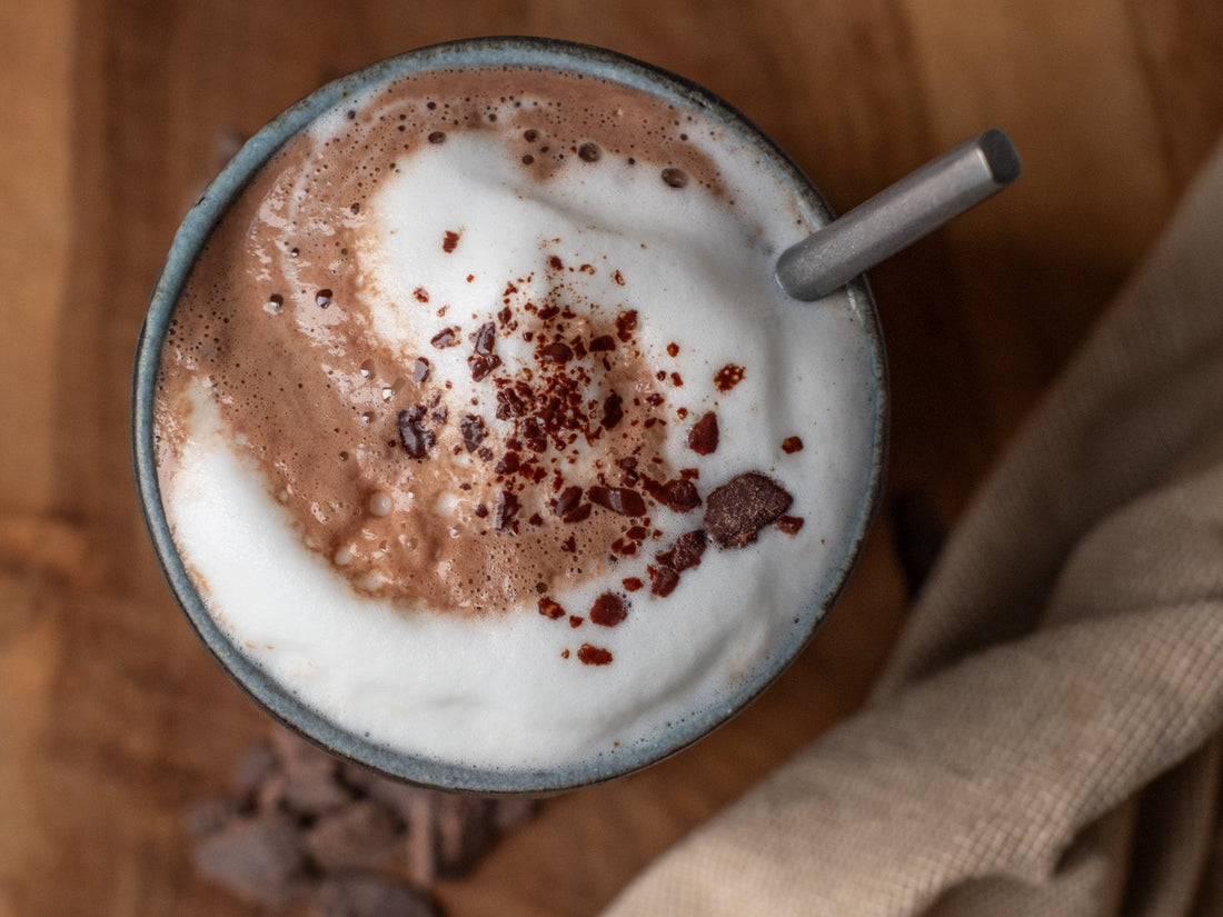 Heiße Schokolade mit Wayanad Chai
