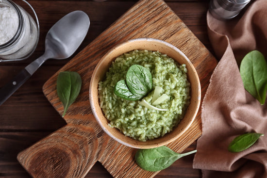 Cremiges Zucchini-Kokos-Risotto - Direkt vom Feld