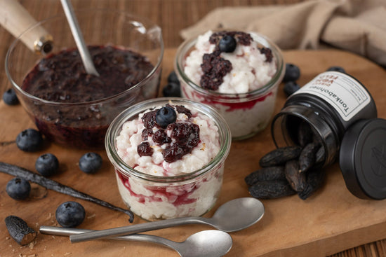 Cremiger Kokosmilchreis mit Tonkabohne und Vanille