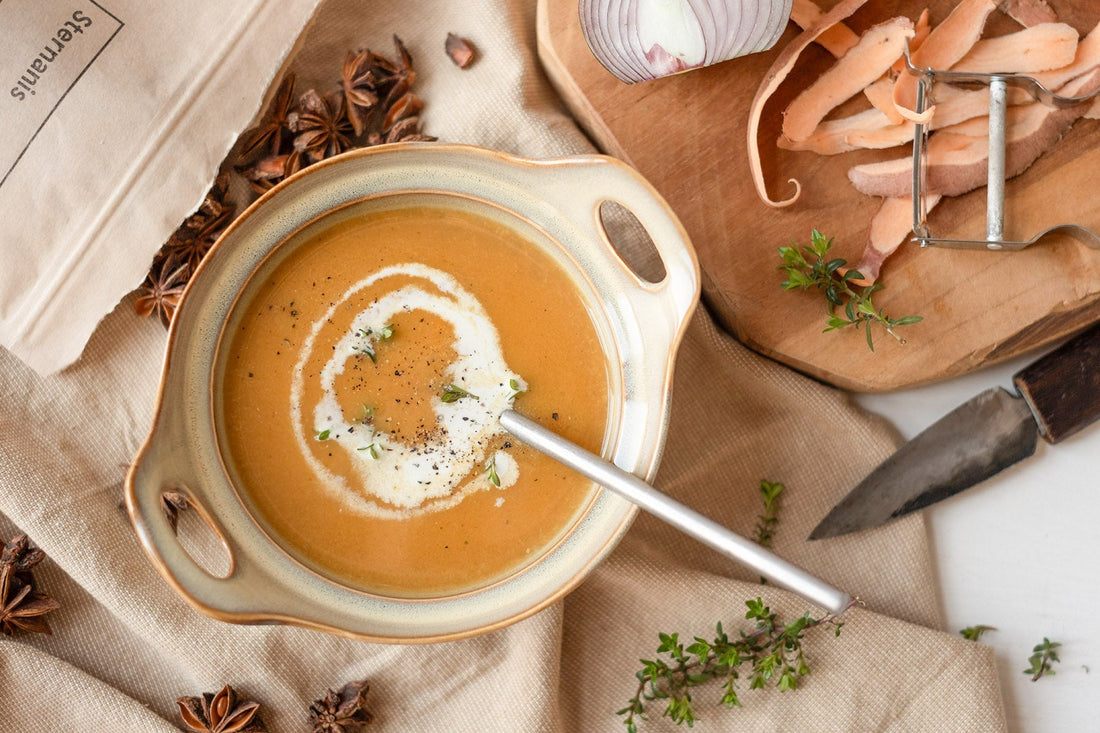 Wärmende Süßkartoffelsuppe mit Sternanis