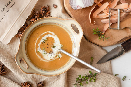 Wärmende Süßkartoffelsuppe mit Sternanis