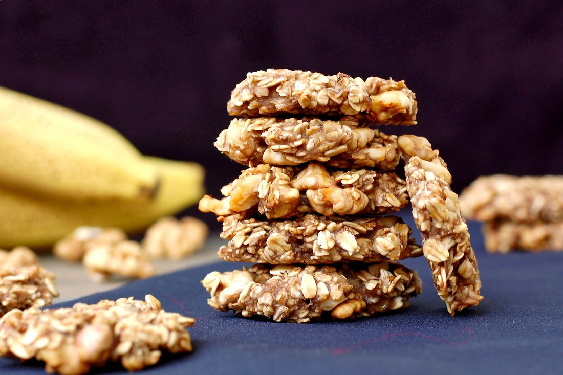 Erdnuss-Bananen-Cookies mit Vanille - Direkt vom Feld