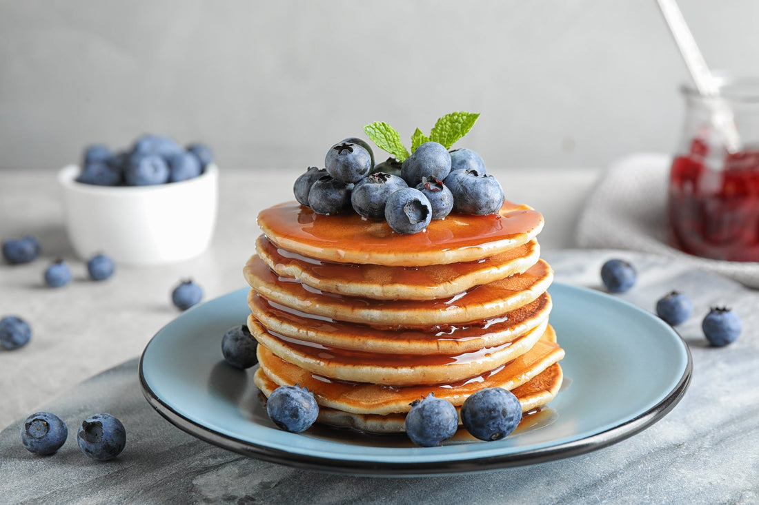 Fluffige Buchweizen-Pancakes mit Ceylon-Zimt - Direkt vom Feld