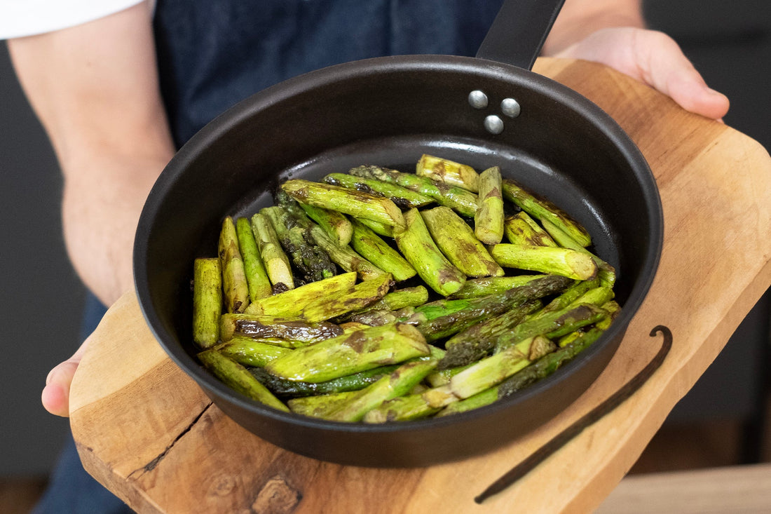 Grüner Spargel mit Vanille - Direkt vom Feld