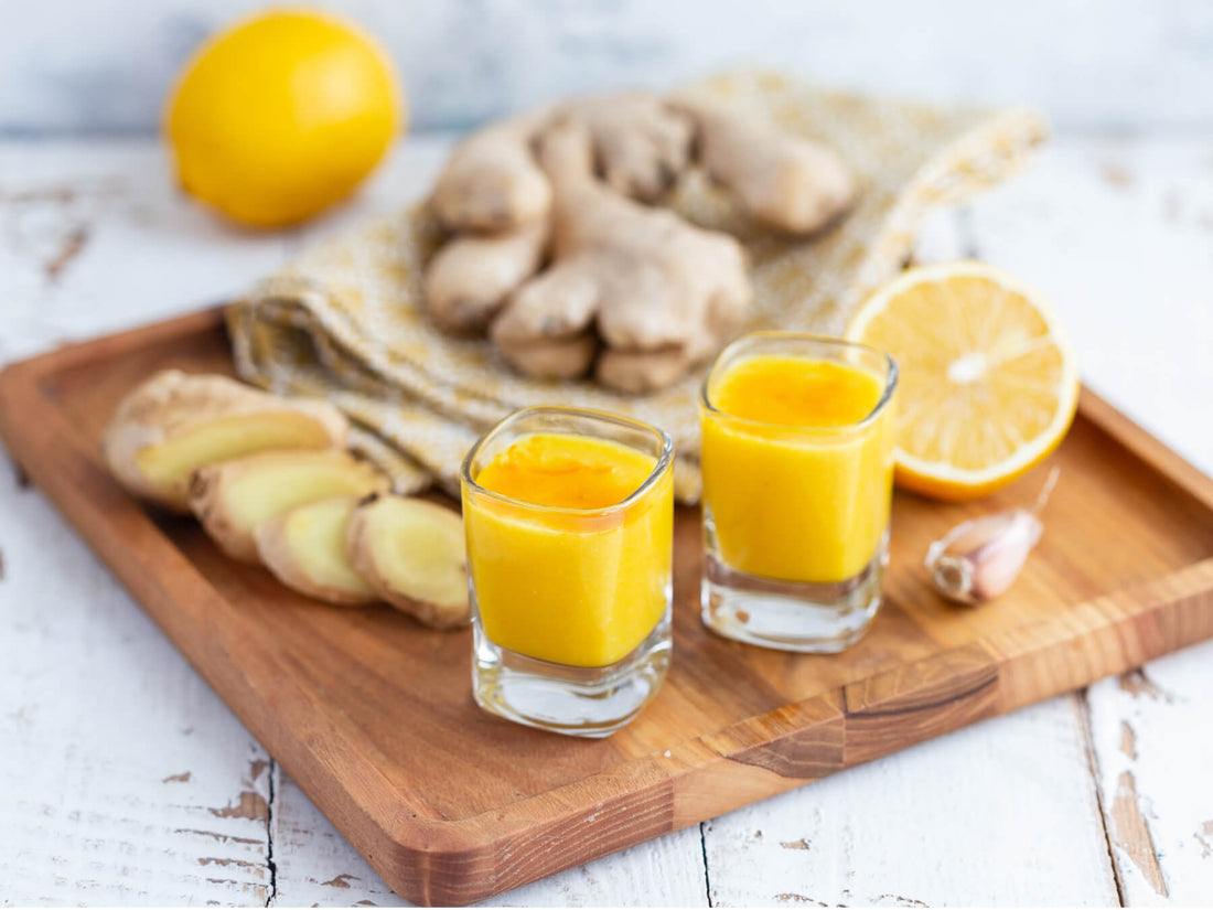 Guten-Morgen-Shots mit Kurkuma und Ingwer - Direkt vom Feld