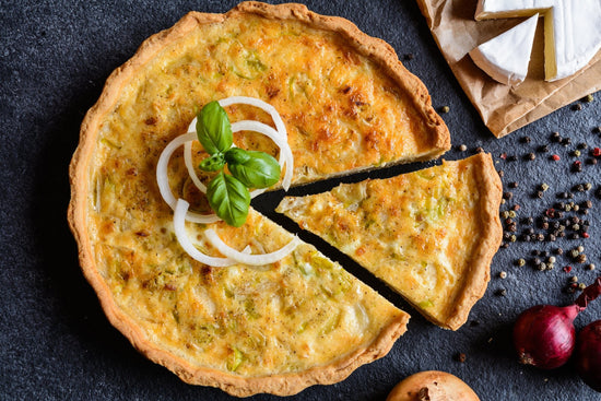 Herbstlicher Zwiebelkuchen mit Kümmel - Direkt vom Feld