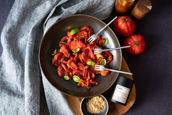 Karamellisierte Ingwer-Tomaten aus dem Ofen - Direkt vom Feld