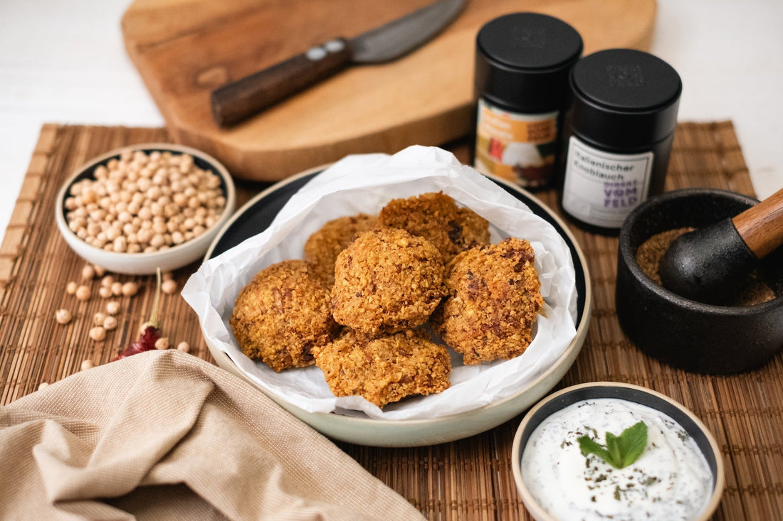 Kichererbsen-Taler mit Indian Masala - Direkt vom Feld