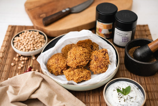 Kichererbsen-Taler mit Indian Masala - Direkt vom Feld