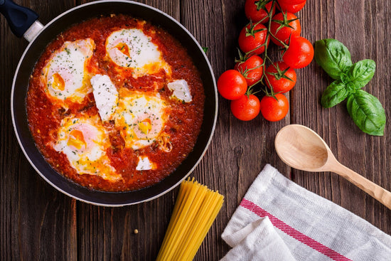 Mediterrane Shakshuka - Direkt vom Feld