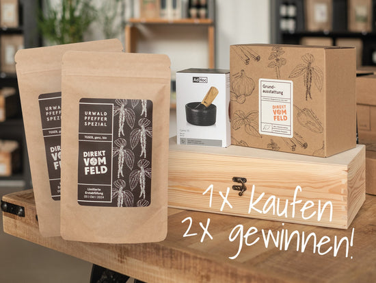 Pfeffer-Special zur Eröffnung unserer neuen Manufaktur – mit Gewinnspiel! - Direkt vom Feld