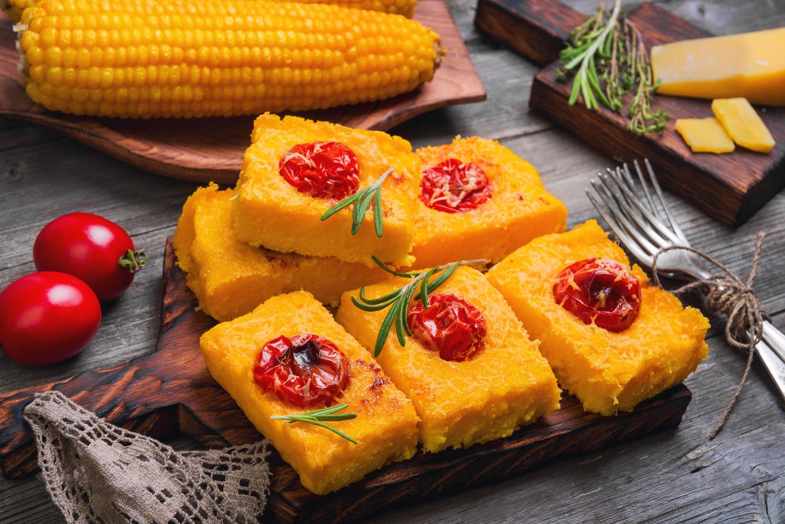 Polenta-Schnitten mit Paprika - Direkt vom Feld