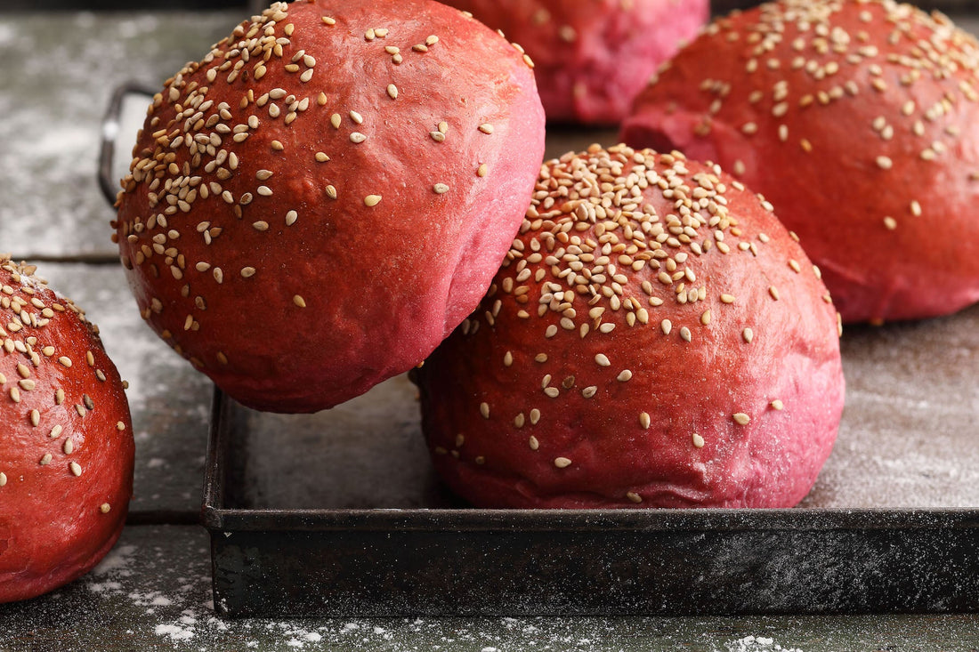 Rote-Beete-Buns - Direkt vom Feld