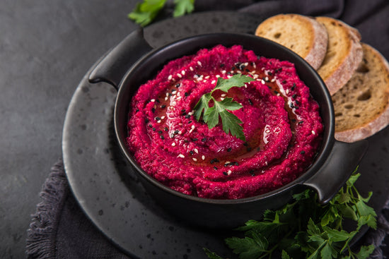 Rote Beete Hummus - Direkt vom Feld