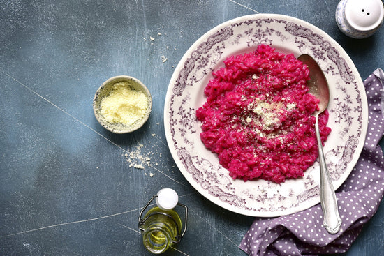 Rote Beete Robuschka Risotto - Direkt vom Feld