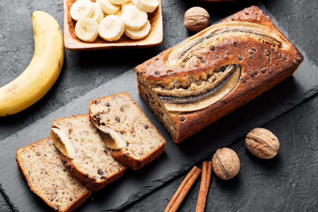 Saftiges Bananenbrot mit Kakao-Nibs - Direkt vom Feld