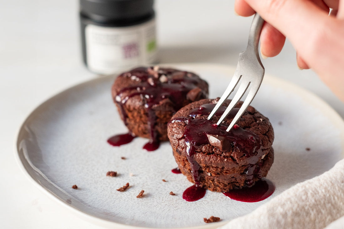 Schoko-Muffins mit Rote Beete Robuschka - Direkt vom Feld