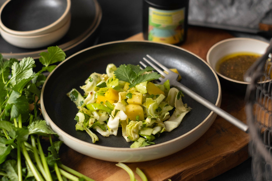 Spitzkohl-Mango-Salat - Direkt vom Feld