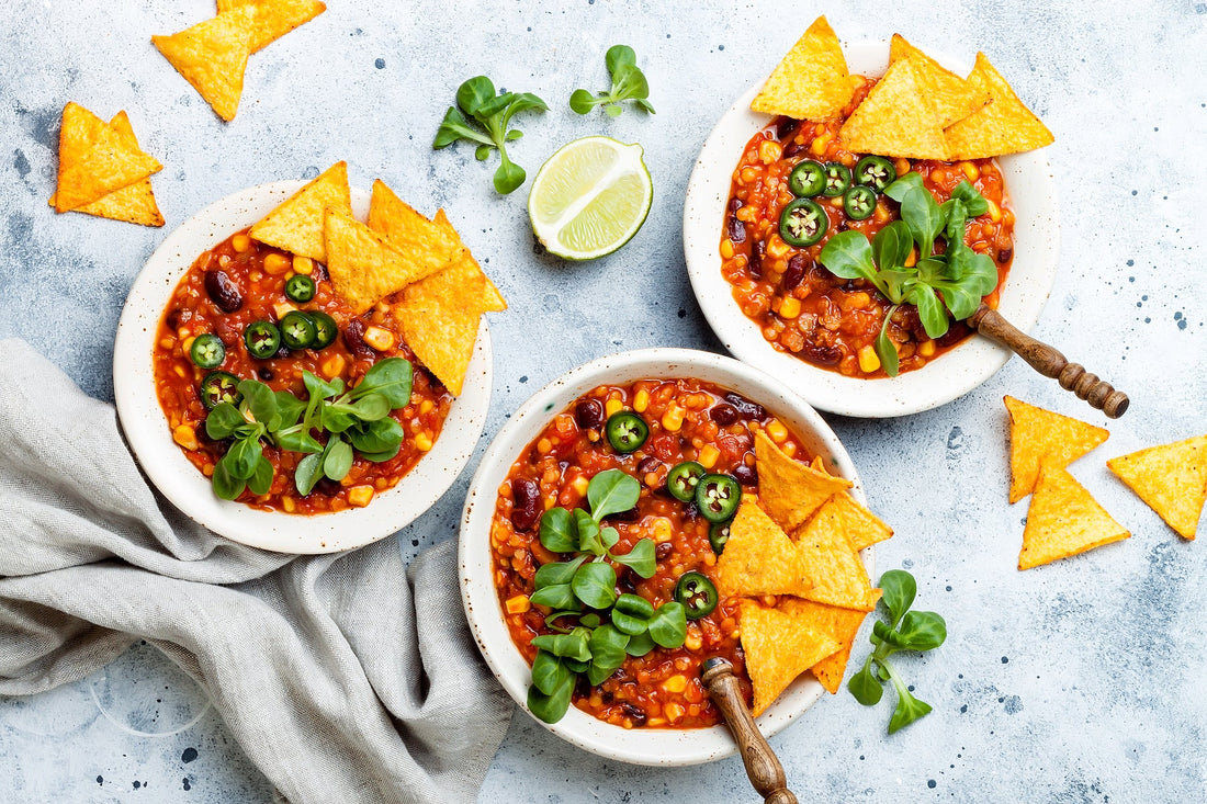 Veganes Süßkartoffel-Chili - Direkt vom Feld