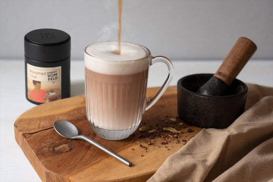 Wayanad Chai-Latte - die perfekte Zubereitung - Direkt vom Feld