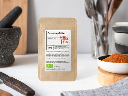 Cayennepfeffer - Direkt vom Feld