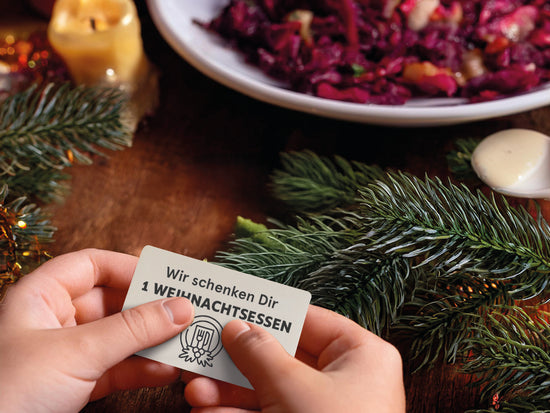 Essenmarke – Schenke ein Adventsessen für Kinder