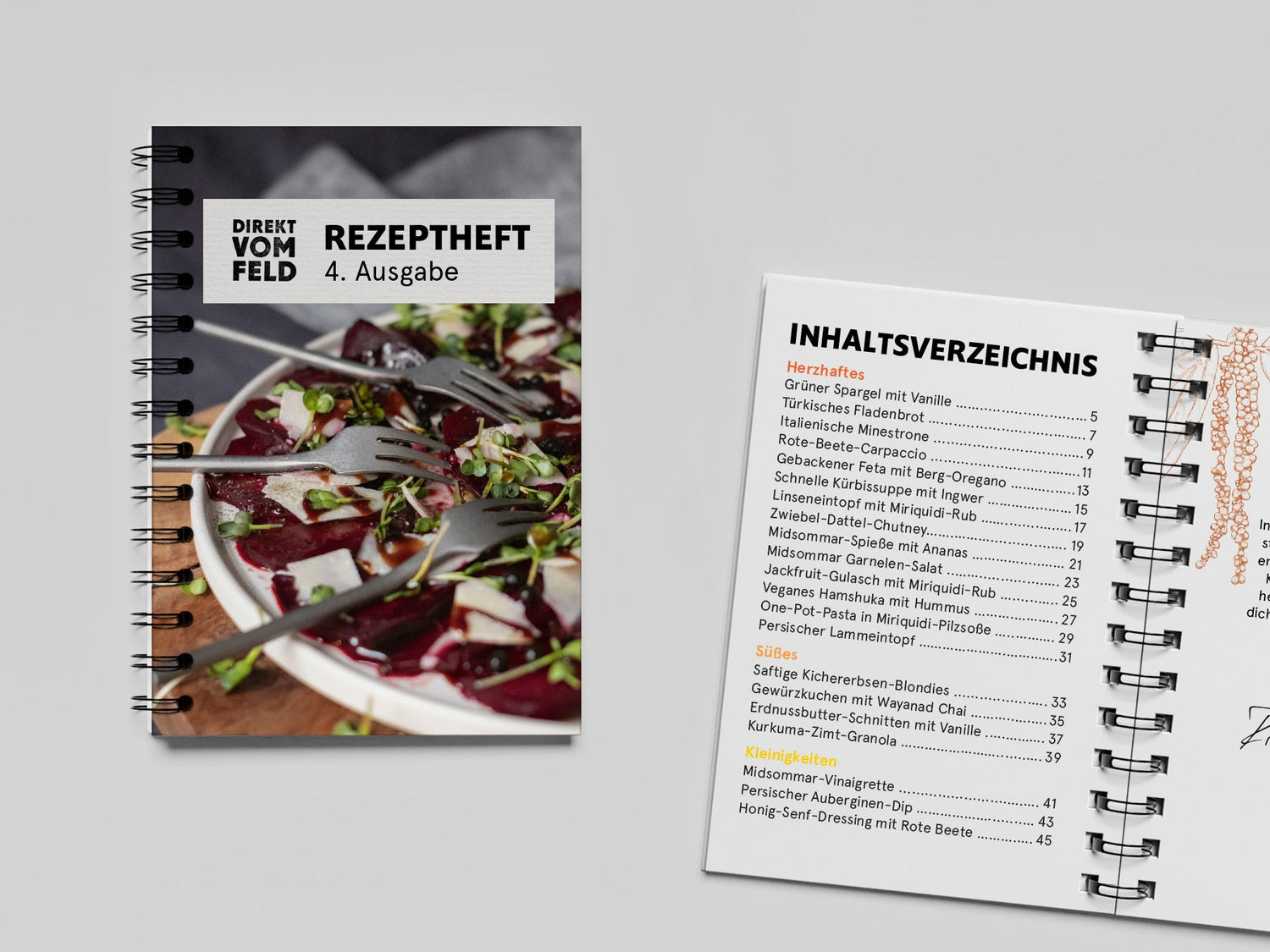 Rezeptheft - Direkt vom Feld