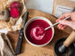Rezept: herrlich rotleuchtende Rote-Bete-Suppe mit Kreuzkümmel