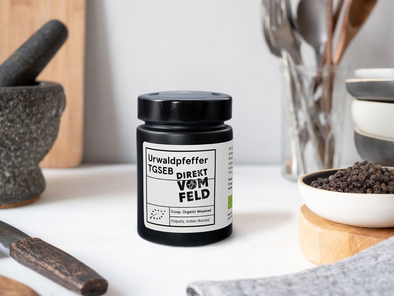 Urwaldpfeffer TGSEB im Aromahlas | Biogewürze Direkt vom Feld