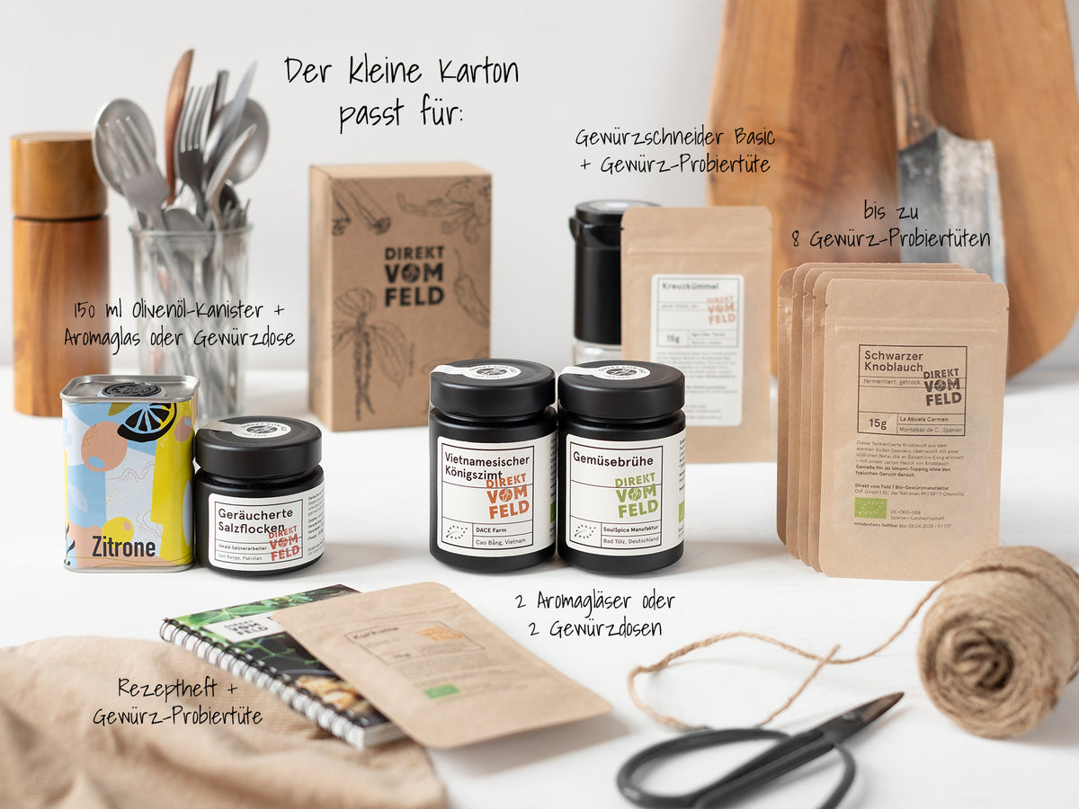 Geschenkverpackung für Gewürze