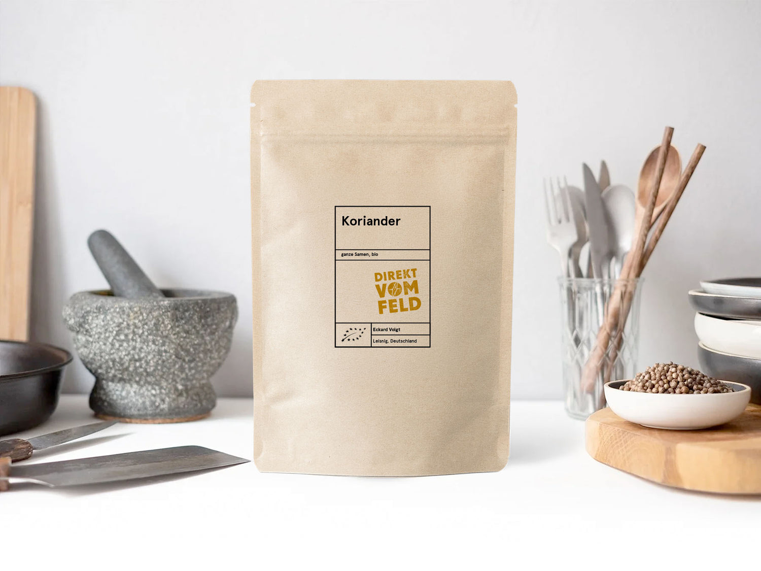 Koriander Nachfüllpack Groß 250 g | Biogewürze Direkt vom Feld