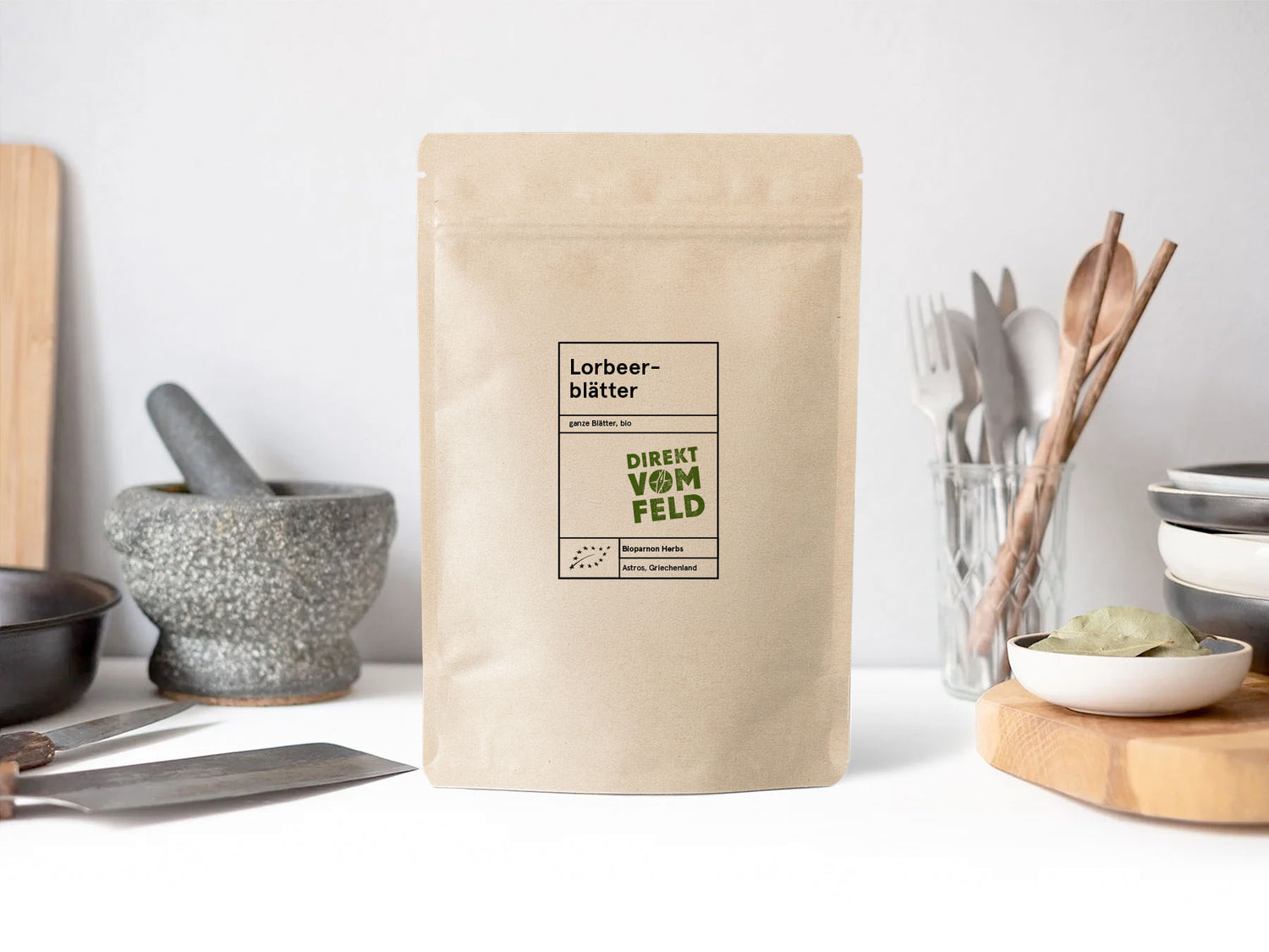 Lorbeerblätter Nachfüllpack Groß 50 g | Biogewürze Direkt vom Feld