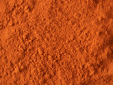 Detailaufnahme Pulver Paprika Bola de Murcia | Biogewürze Direkt vom Feld