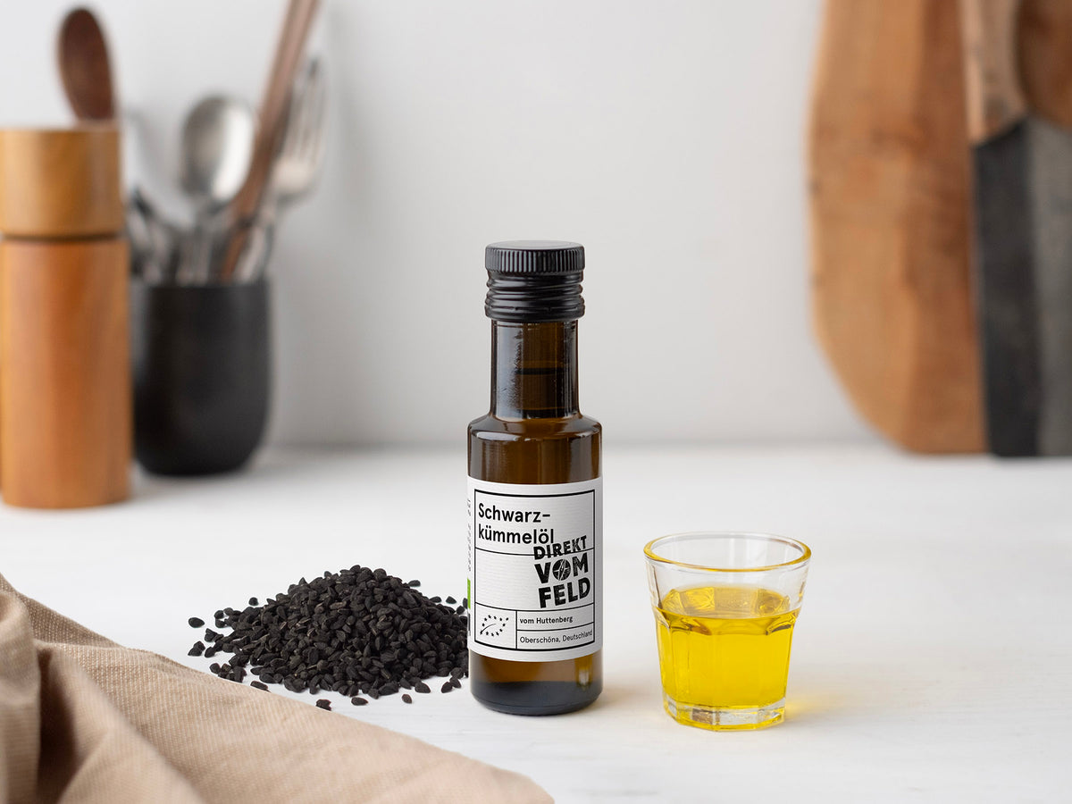100 ml Bio-Schwarzkümmelöl | Hofmanufaktur vom Huttenberg