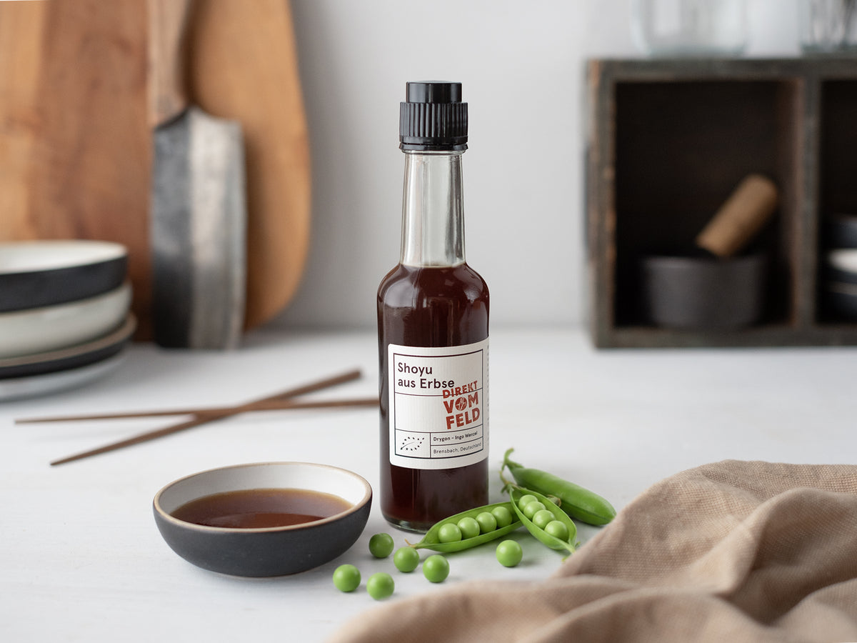 Shoyu aus Erbse von Ingo Wenzel | Direkt vom Feld
