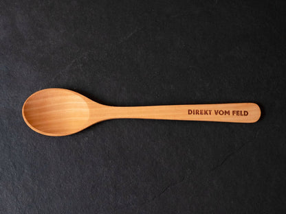 Kochlöffel aus Kirschholz - Direkt vom Feld