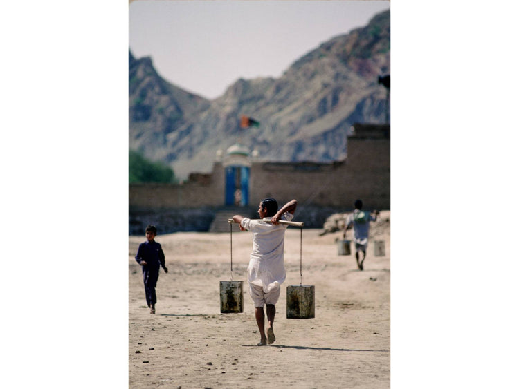 Mitarbeiterin auf der Salt Range in Pakistan