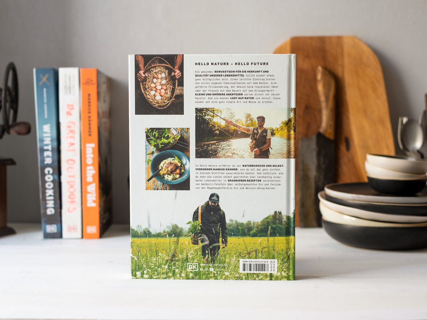 The Great Outdoors - Hello Nature - Kochbuch Rückseite | Direkt vom Feld, Bio-Gewürze